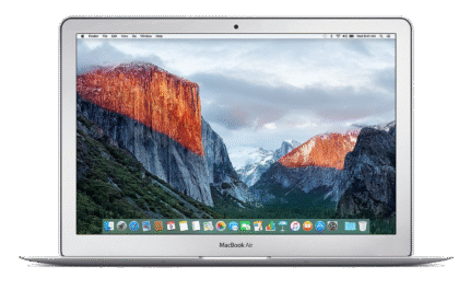 MacBook Air A1465 2013 with Core i5, 4GB RAM, 128GB SSD